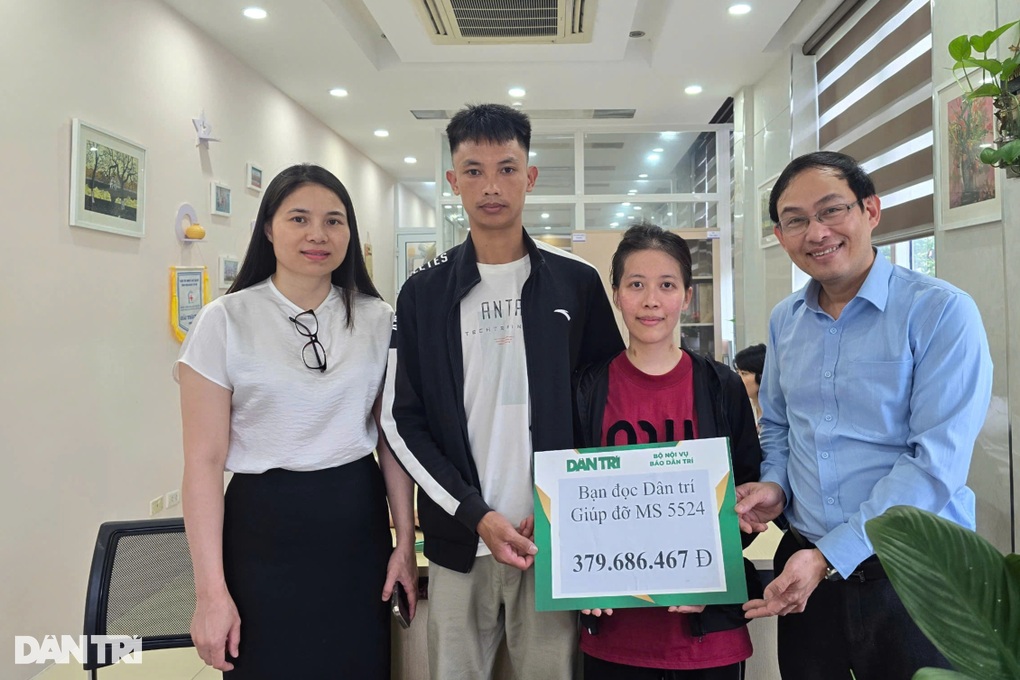 Hơn 400 triệu đồng đến với người vợ trẻ mắc viêm đa rễ thần kinh - 1 Hơn 400 triệu đồng đến với người vợ trẻ mắc viêm đa rễ thần kinh - 1