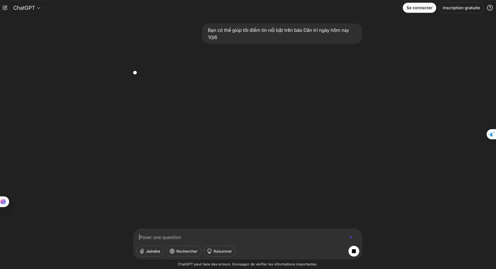 ChatGPTが突然クラッシュし、ユーザーに応答がなくなりました - 1 ChatGPT bất ngờ bị sập, không phản hồi người dùng - 1