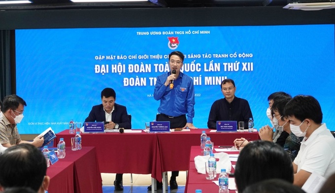 Bí thư Trung ương Đoàn Nguyễn Tường Lâm phát biểu tại chương trình.