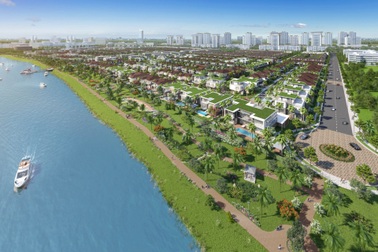 Bên trong compound bên sông tại Waterpoint