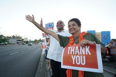 Thắng lợi bước đầu của đảng Dân chủ Mỹ: Guam có nữ thống đốc đầu tiên