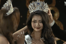 Người đẹp 22 tuổi Xuân Hạnh đăng quang Hoa hậu Hoàn vũ Việt Nam 2023