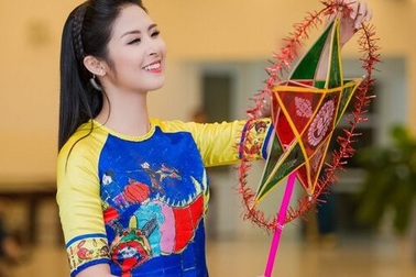 Ngọc Hân thiết kế áo trung thu tặng trẻ em có hoàn cảnh khó khăn