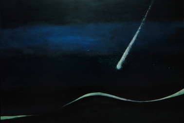 Nữ họa sĩ vẽ 8 bức tranh sơn mài về vũ trụ trong… bế tắc