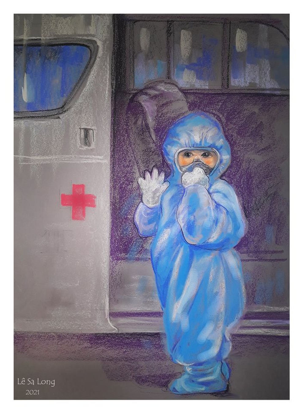 Sài Gòn đau bệnh nhưng vẫn đẹp hút hồn qua từng nét vẽ - 3 Sài Gòn đau bệnh nhưng vẫn đẹp hút hồn qua từng nét vẽ - 3