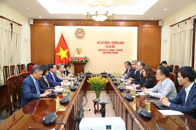 Toàn cảnh buổi tiếp