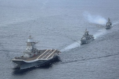 Ấn, Mỹ, Nhật điều 20 tàu tập trận chung phô diễn sức mạnh