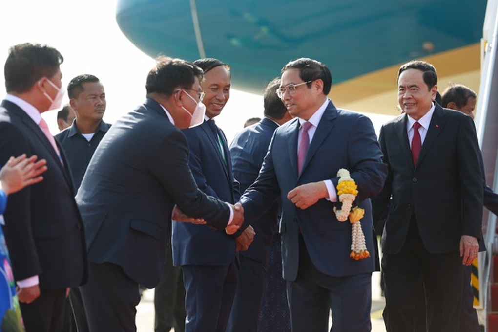 Thủ tướng Phạm Minh Chính tới Thủ đô Phnom Penh, bắt đầu chuyến thăm chính thức Campuchia - 3 Thủ tướng Phạm Minh Chính tới Thủ đô Phnom Penh, bắt đầu chuyến thăm chính thức Campuchia - 3