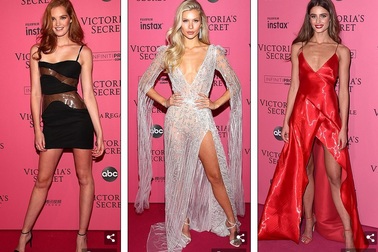 Dàn siêu mẫu nội y diện trang phục xẻ tứ bề