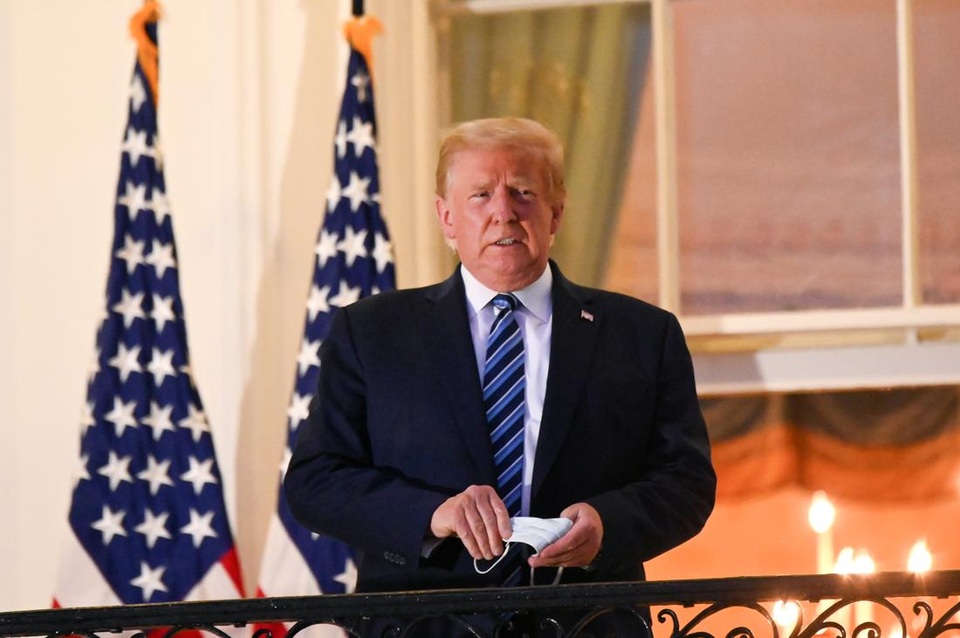 Ông Trump tin không còn khả năng lây nhiễm Covid-19 - 1 Ông Trump tin không còn khả năng lây nhiễm Covid-19 - 1