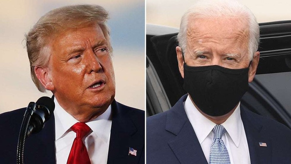Bầu cử Mỹ: Ông Trump thu hẹp cách biệt, bám sát ông Biden - 1 Bầu cử Mỹ: Ông Trump thu hẹp cách biệt, bám sát ông Biden - 1