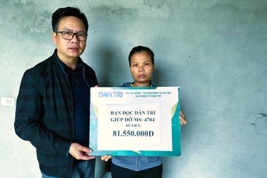 Gần 170 triệu đồng đến với người vợ nghèo có chồng đột tử trên biển