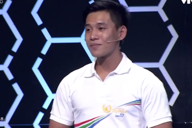 Cậu học trò điển trai gây chú ý trong cuộc thi Đường lên đỉnh Olympia