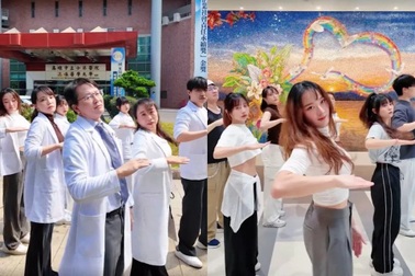 Phó GĐ bệnh viện cùng dàn bác sĩ nhảy điệu "rung ngực" gây sốt mạng xã hội