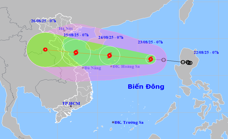 Bão số 5 vừa hình thành, đang tăng cấp và di chuyển nhanh - 1