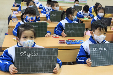 Trẻ em trở lại trường học