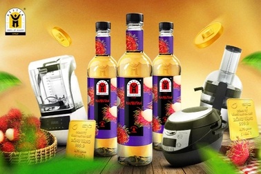 Giải thưởng trị giá 2 chỉ vàng từ cuộc thi pha chế cùng Syrup Chôm Chôm Hestia