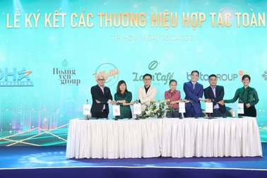 DHA Corp ký kết với hơn 30 thương hiệu F&B và thời trang hàng đầu tại D-Aqua