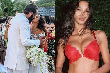 Siêu mẫu nội y cưới cầu thủ bóng rổ cao 2,11 m