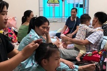 Bệnh nhi nhập viện do viêm phổi, viêm tiểu phế quản gia tăng đột biến