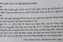 “Cảm ơn đề Văn”