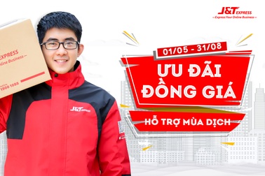 Chuyển phát nhanh J&T Express đồng giá giao hàng chỉ từ 14.000đ