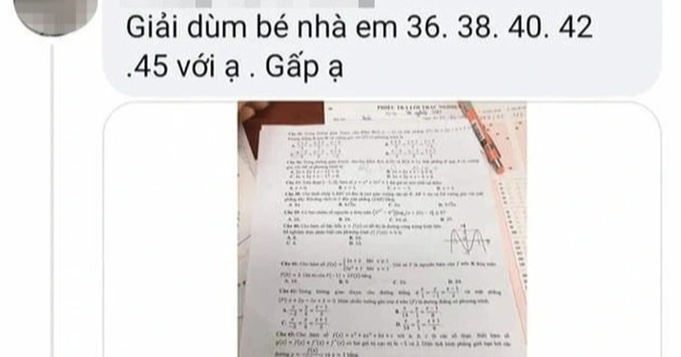 Nữ sinh tuồn đề Toán ra ngoài là học sinh giỏi suốt 3 năm liền - 2 Nữ sinh tuồn đề Toán ra ngoài là học sinh giỏi suốt 3 năm liền - 2