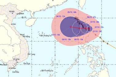 Bão số 10 diễn biến dị thường