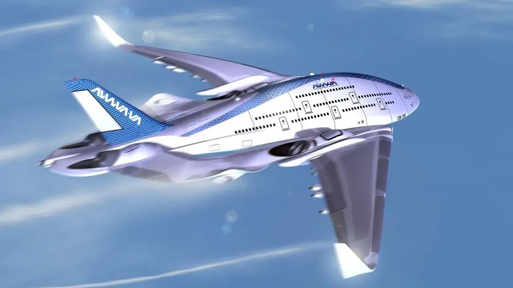 Siêu máy bay 3 tầng có thể chở 755 hành khách, tốc độ bay gần 1.000km/h - 1 Siêu máy bay 3 tầng có thể chở 755 hành khách, tốc độ bay gần 1.000km/h - 1
