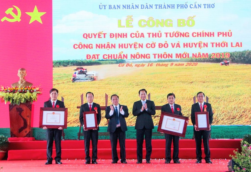 Cần Thơ về đích nông thôn mới sớm hơn kế hoạch 1 năm - 1 Cần Thơ về đích nông thôn mới sớm hơn kế hoạch 1 năm - 1