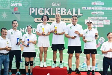 Giải Pickleball báo Dân trí gọi tên nhà vô địch đầu tiên