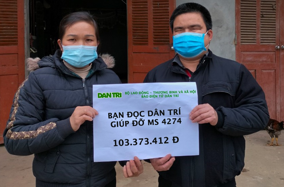 Bạn đọc giúp đỡ cặp chồng mù lòa, vợ thiểu năng hơn 100 triệu đồng - 1 Bạn đọc giúp đỡ cặp chồng mù lòa, vợ thiểu năng hơn 100 triệu đồng - 1