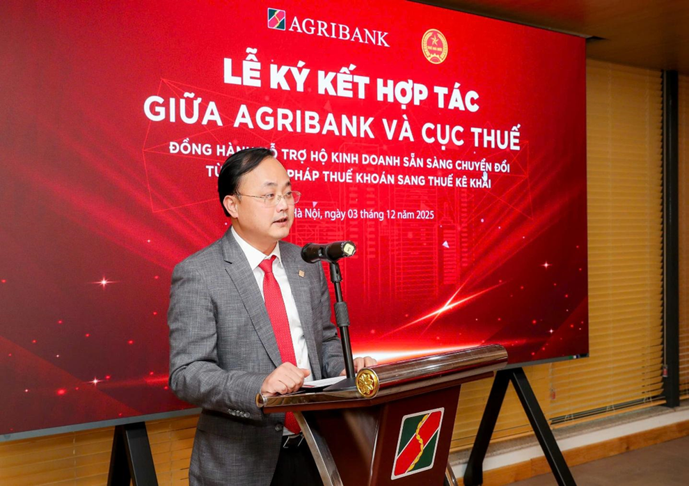 Agribank và Cục Thuế ký hợp tác hỗ trợ hộ kinh doanh chuyển đổi kê khai thuế - 3 Agribank và Cục Thuế ký hợp tác hỗ trợ hộ kinh doanh chuyển đổi kê khai thuế - 3