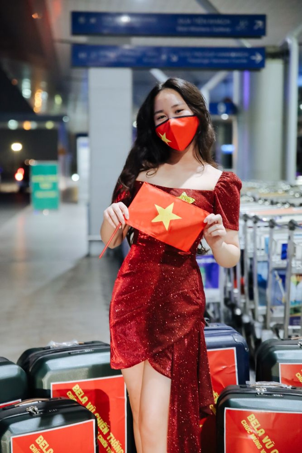 Vũ Huyền Diệu mang 200 kg hành lý đi thi Miss Eco Teen International - 4 Vũ Huyền Diệu mang 200 kg hành lý đi thi Miss Eco Teen International - 4