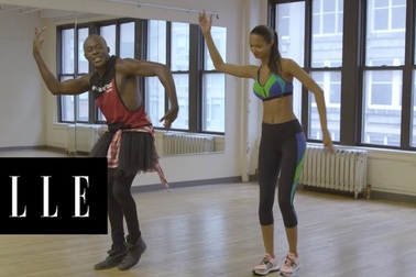 Lais Ribeiro trổ tài khiêu vũ