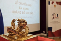 Chuyển giao thành công Ấn vàng "Hoàng đế chi bảo" từ Pháp về Việt Nam