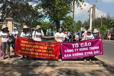 Công an vào cuộc vụ dự án của công ty Đất Xanh Long An