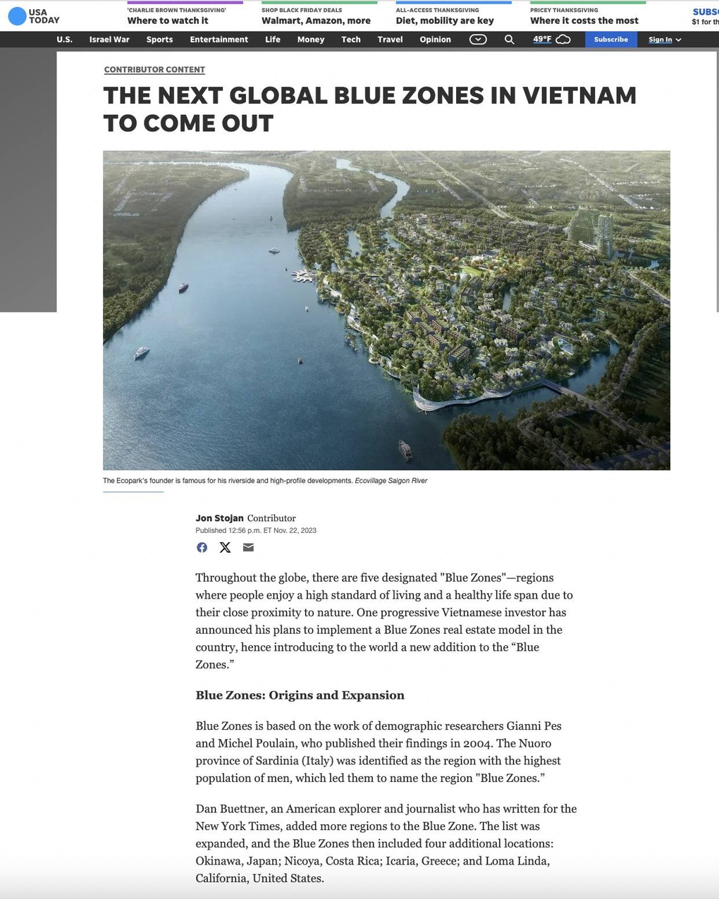 Ecovillage Saigon River - dự án theo phong cách Blue Zones lên báo quốc tế - 2 Ecovillage Saigon River - dự án theo phong cách Blue Zones lên báo quốc tế - 2