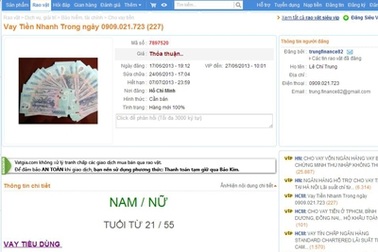 Cảnh giác Công ty tài chính “ma” cho vay không tín chấp