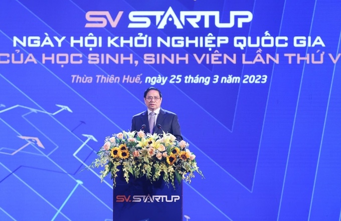 Thủ tướng Chính phủ Phạm Minh Chính nhấn mạnh: Khởi nghiệp, đổi mới sáng tạo là động lực, nguồn lực quan trọng phát triển quốc gia.