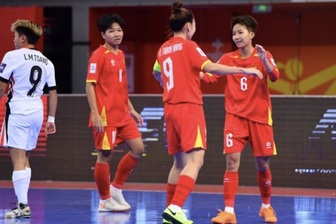 Futsal nữ Việt Nam thắng Trung Quốc, quyết giải cơn khát vàng SEA Games