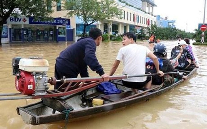 Mưa lũ làm 4 người thương vong và 2 người mất tích. Ảnh: TTXVN
