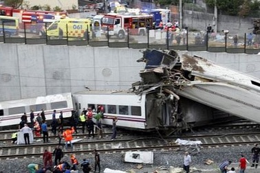 Tai nạn tàu thảm khốc ở Tây Ban Nha, ít nhất 77 người chết