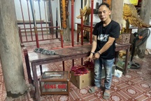 Bắt giữ đối tượng chuyên trộm cắp tiền công đức tại đình, chùa