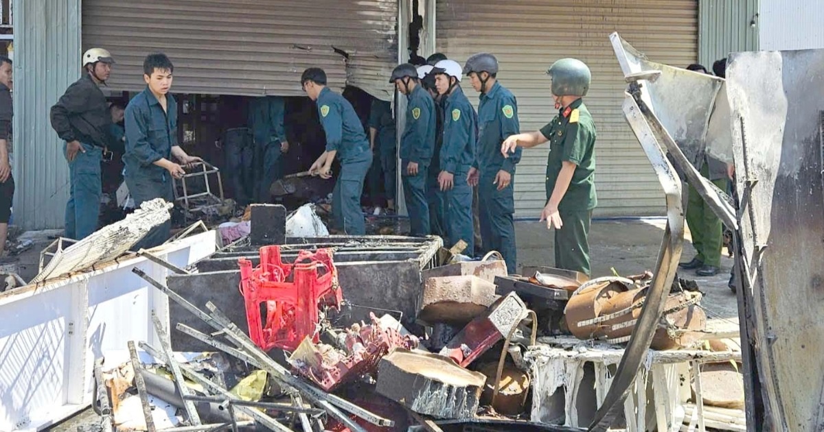 Cửa hàng hoa tươi ở Lâm Đồng bị thiêu rụi