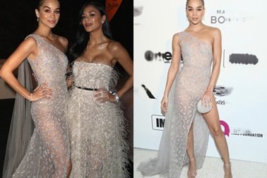 Jasmine Sanders đẹp như mộng với váy "màn tuyn"