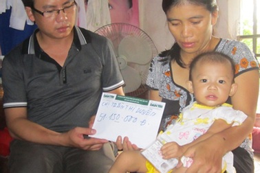 Hơn 50 triệu đồng đến với bé 9 tháng tuổi, 2 lần mổ tim