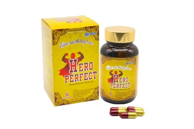 Tăng cường sức khỏe nam giới mỗi ngày nhờ thực phẩm bảo vệ sức khỏe Hero Perfect