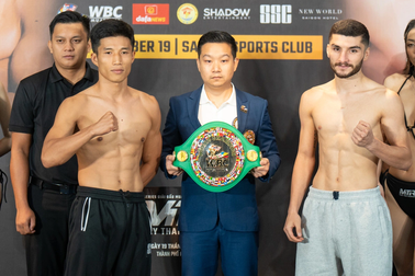 Hai võ sĩ Việt Nam tranh đai vô địch WBC Muay thế giới trên sân nhà