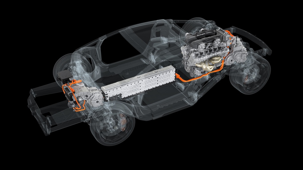 Siêu xe mới của Lamborghini có công suất 1.001 mã lực, dùng 3 mô-tơ điện - 1 Siêu xe mới của Lamborghini có công suất 1.001 mã lực, dùng 3 mô-tơ điện - 1